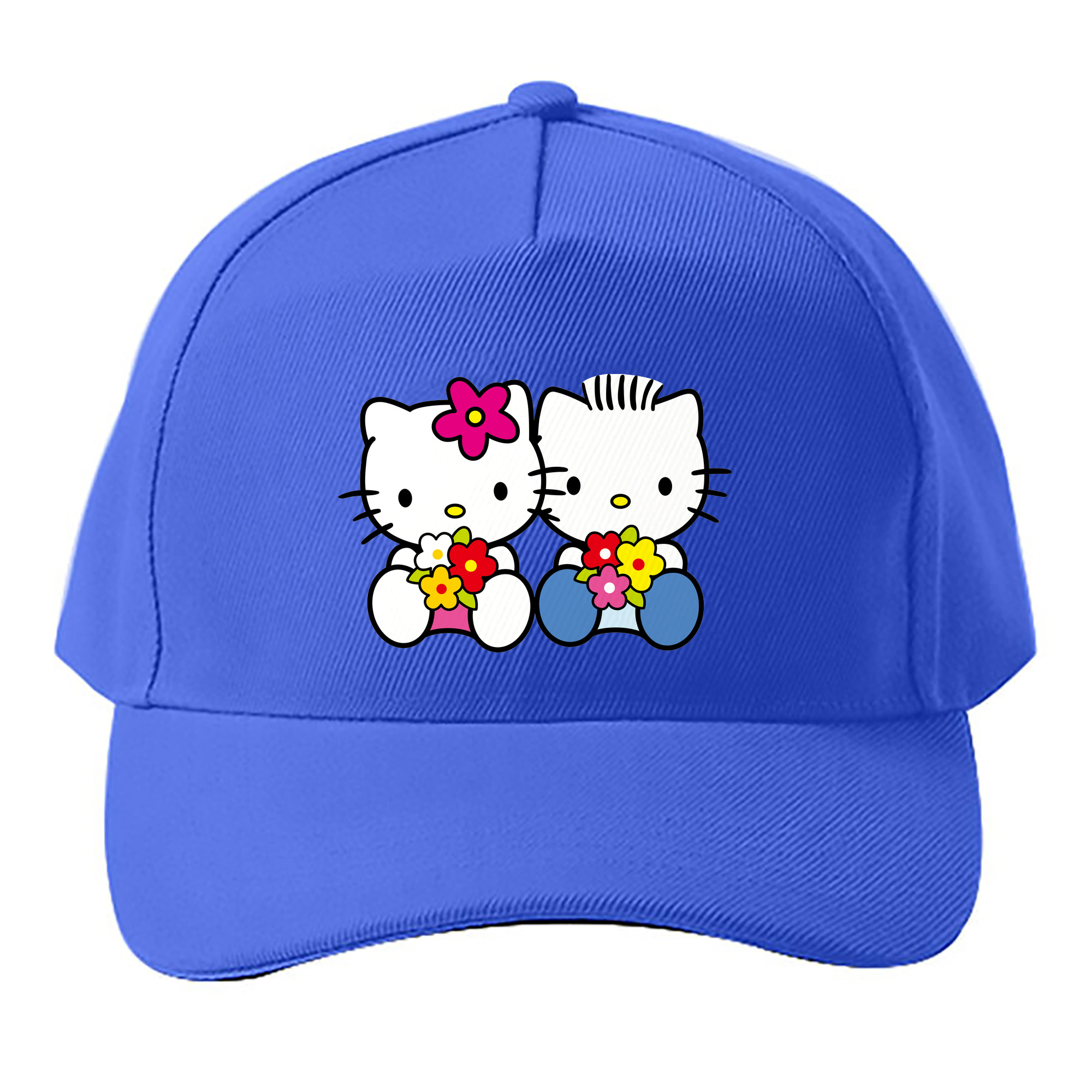 （画像用） Hello Kitty ハローキティ ベースボールキャップ 綿100％ 男女兼用 帽子 スポーツ